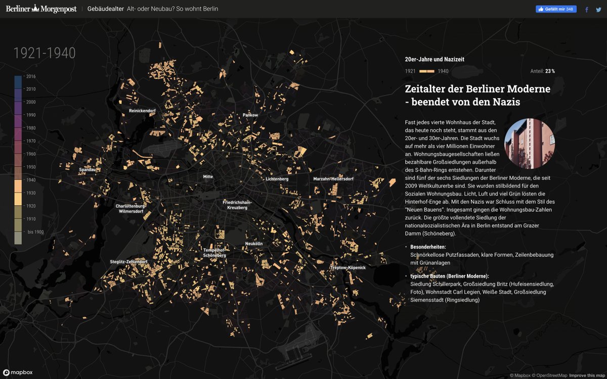 23% of the Buildings in Berlin were built from 1920-1940