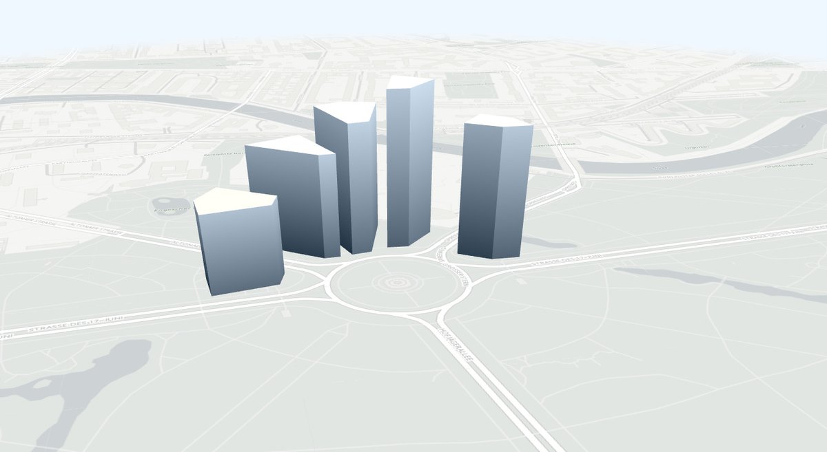 OSMBuildings basemap with buildings